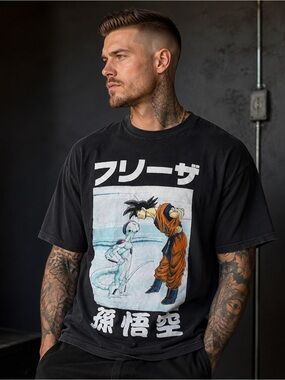 Dragon Ball Z Goku vs Frieza Graphic Tee | Hot Topic | Anime Shirt